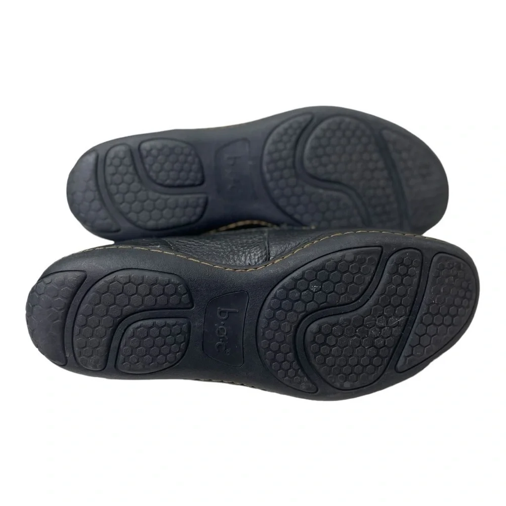BOC Born Concept Men’s Black Leather Slip On Loafers